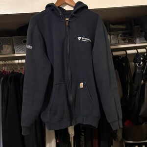Carhartt Dark Blue Full-Zip Hoodie